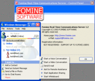 Fomine Real-Time Communications Server screenshot